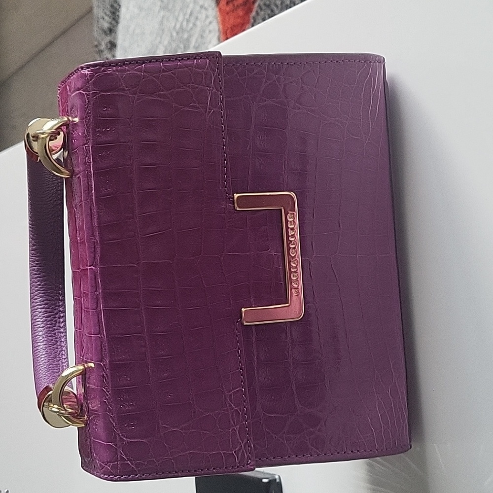 Maria oliver crocodile bag mini